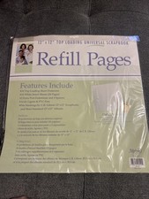 Markings 12x12 Scrapbook Refill Pages