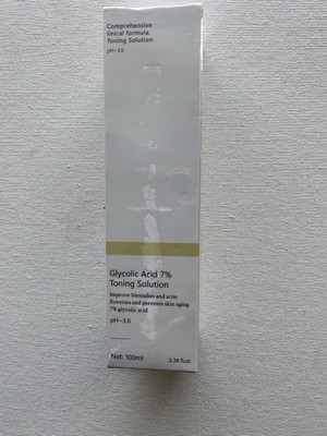 Glycolic Acid 7% Toning Solution Improve Blemish 100ml pH-3.6 Exp 1/28