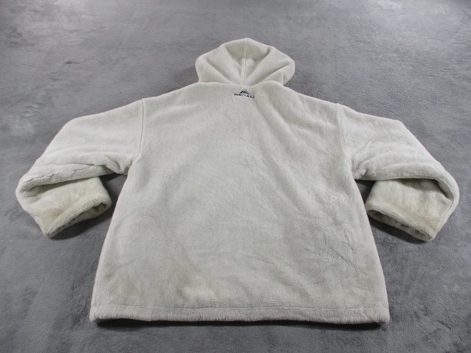 Chaqueta polar Denali reversible mediana montaña unisex con capucha azul blanco EE. UU. DE COLECCIÓN Foto 2 de 4