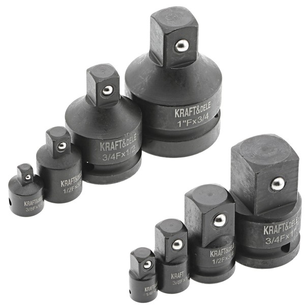 "Schlagschrauber Adapter Satz 1/4\" 3/8\" 1/2\" 3/4\" 1\" Steck SchlüSsel Nuss Adapter"-image