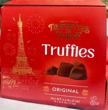 Truffettes de France Original Cocoa Truffles, 2-pack 2.2 Lb (1 kg) - Total 4.4lb