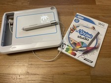 UDraw Studio For Nintendo Wii With Game And Tablet.