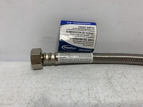 Proflo PFX146322 Sink Connector 3/8" Comp x 1/2" FIP x 12" - Picture 2 of 5