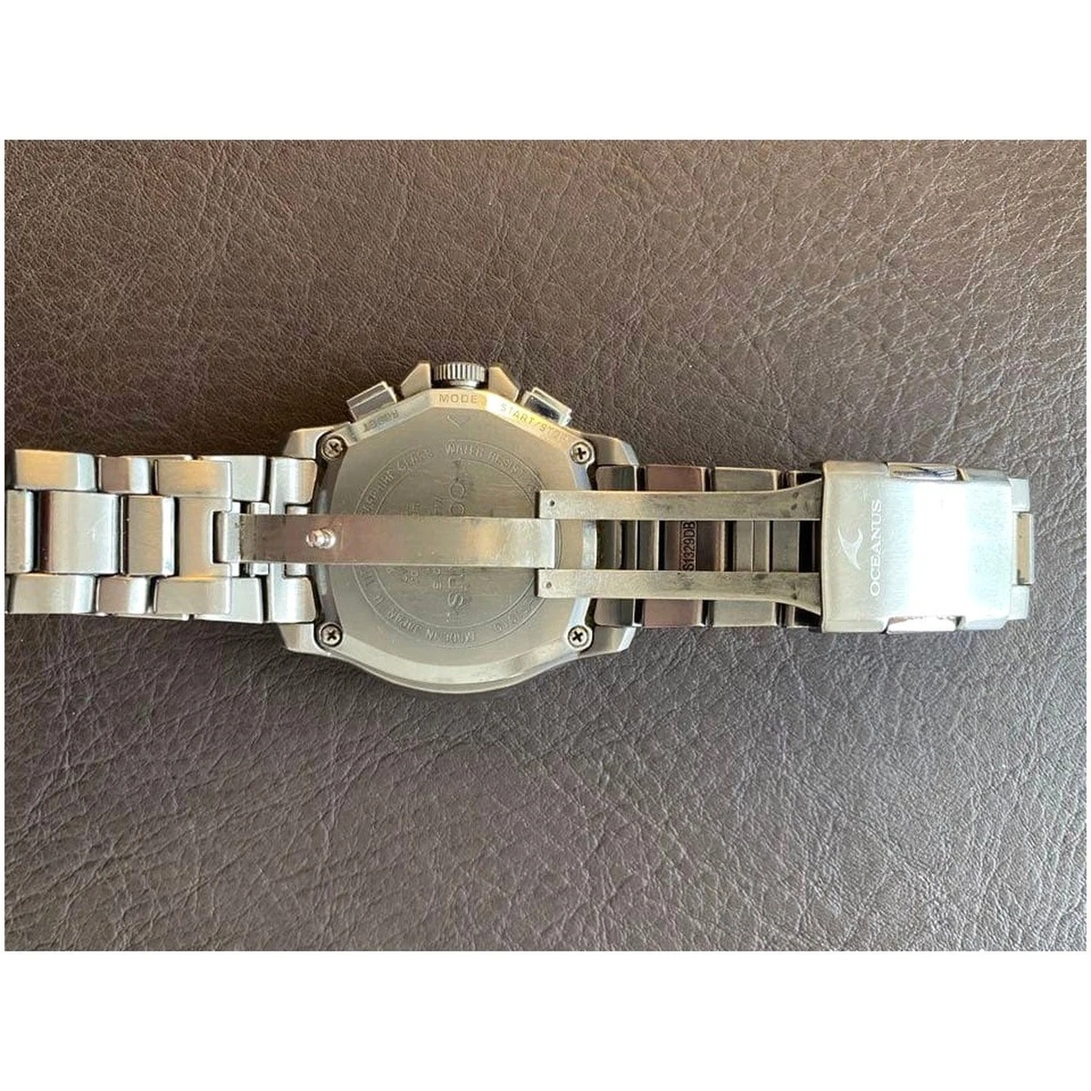 Reloj Cronógrafo Casio Oceanus OCW-T1010 Titanio Resistente Solar Multi Banda 6