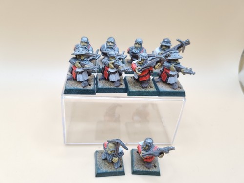 Warhammer Fantasy Dwarf Dwarven Quarrellers CrossbowMen x10 METAL D228