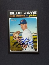 Trent Thornton Signed 2020 Topps Heritage #294 Card Toronto Blue Jays Auto COA