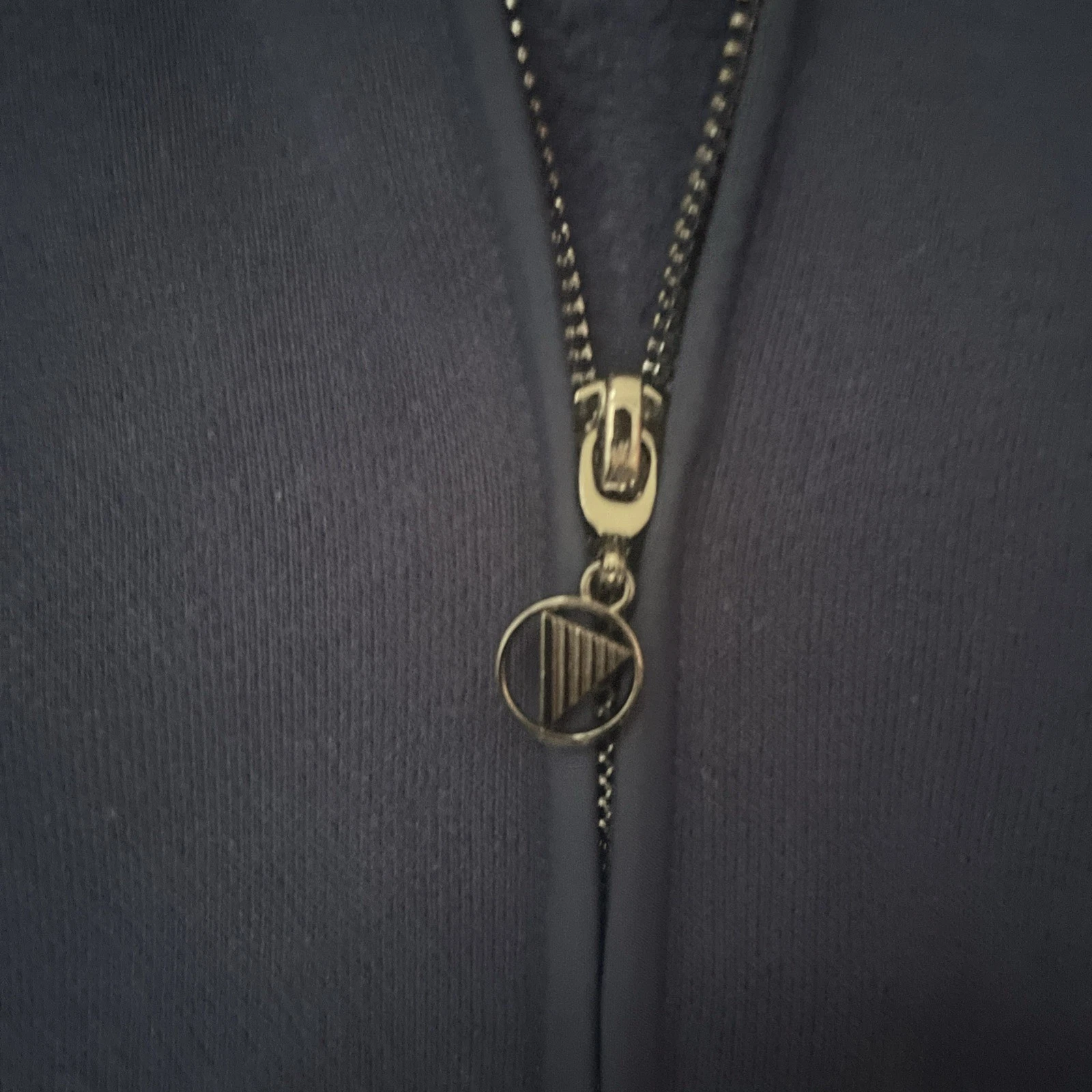 UNDERCOVER Felpa con cappuccio Victorias Secret oversize a punta full zip blu navy media