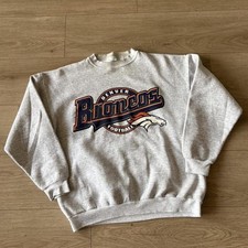Denver Broncos Logo Champions Graphic Crewneck Sweatshirt VTg RM1551