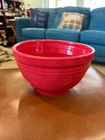 Fiesta Scarlet Red Large Mixing Nesting 9-3/4” x 6 1/2” Used Excellent Cond.