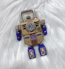 Vintage 1984 Four Star Transistor Robots LOCK-MAN Combo Lock Blue Gold Variant