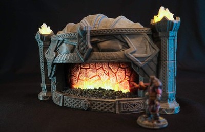 Rufportale - Zwergenschmiede - Animiertes TTRPG/DnD/Pathfinder Gelände