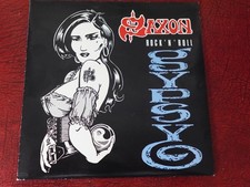 Saxon ROCK 'N' ROLL GYPSY 1986 UK 7" POSTER SLEEVE PLAYS MINT  HEAR