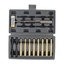 15pc Pin Punch Set Brass Steel Plastic Punch Hammer Gunsmith Pin Punches Tools