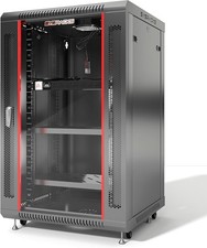 Sysracks 18U 24" Deep Wall Mount IT Network Enclosure Server Rack Cabinet Box