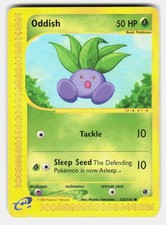 Pokemon TCG Oddish Expedition Base Set 122/165 Common HP on eBay