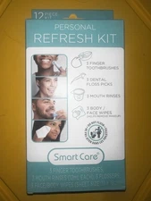 Personal Refresh Kit (Floss Pick, Mouth Wash, Finger Toothbrush, Body/face Wipe)