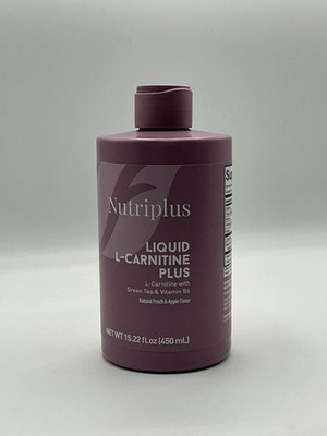 FARMASI NUTRIPLUS L-CARNITINE PLUS APPLE & PEACH 450ml 15.22oz GENUINE NEW!!!