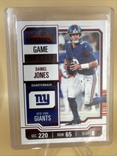2023 Panini Contenders - Daniel Jones #75 Red Game Ticket
