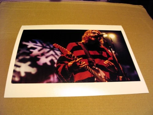 NIRVANA photograph 10x12´´ revealed 2025  Barcelona 1994 signed by photographer