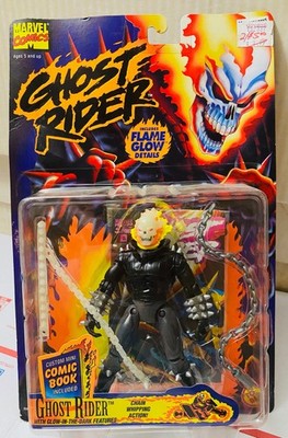 ToyBiz Marvel Comics Super Heroes Ghost Rider Glow in the dark Chain whipping