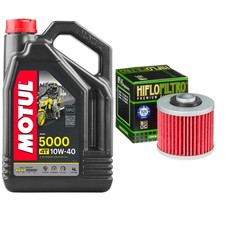 MT03 660 MT-03 Motul 5000 10w40 4L Oil Filter Kit Yamaha MT03 660 2010 8.50 per litre