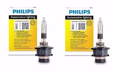 2x Authentic Philips D4r Hid Upgrade Xenon Bright White 200 More Light Bulb Oem