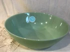 Martha Stewart Green JADEITE GLASS Round Serving Bowl 10" NWT