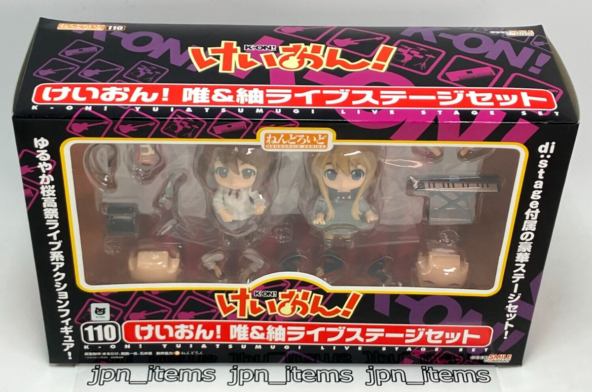 Yui & Tsumugi Live Stage Set Nendoroid 110 K-ON! Figure Good