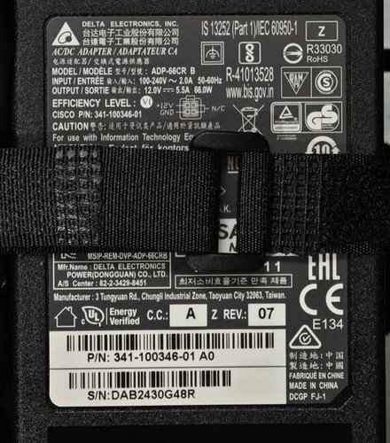 Original DELTA NETZTEIL ADP-66CR B LADEGERÄT 66W 12V 5.5A 4-Pin Mit Halterung - Bild 5 von 6