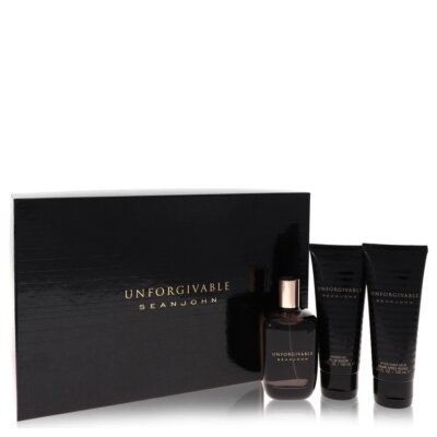 Unforgivable Sean John Geschenkset 125 ml EDT Spray + 100 ml Duschgel + After Shave