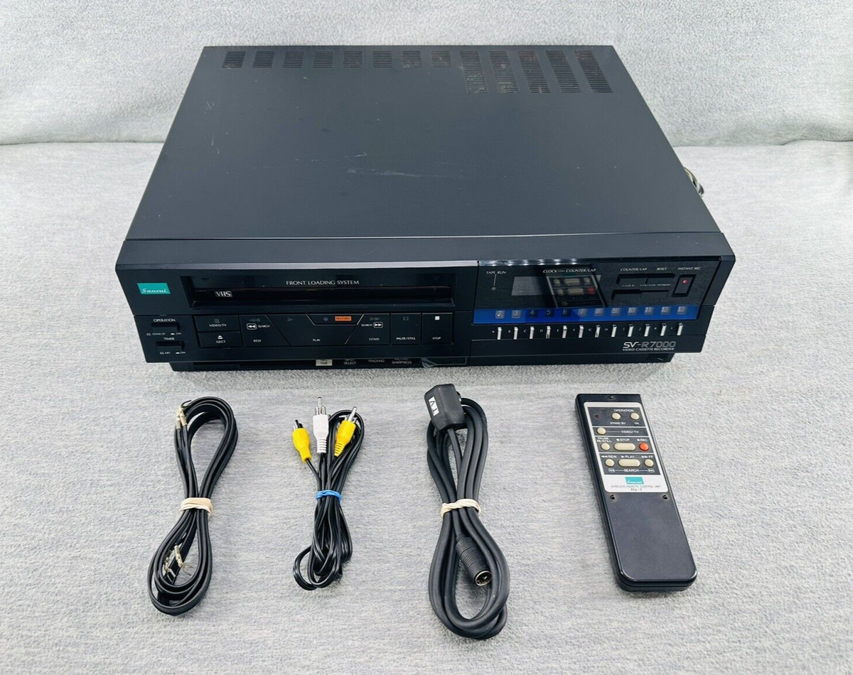SANSUI SV-R7000 - VINTAGE VHS Video Cassette Recorder W/ Remote | eBay