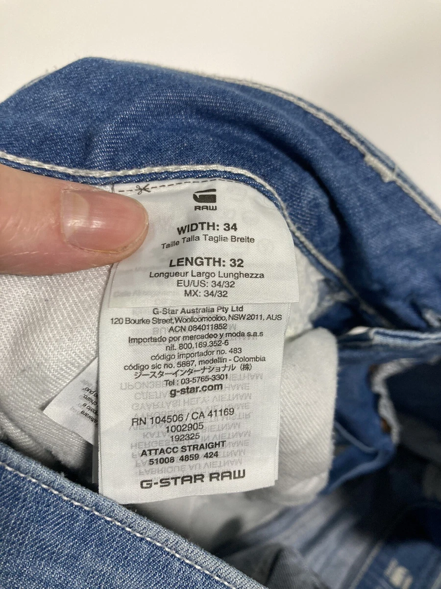 Attacc straight deals jeans g star
