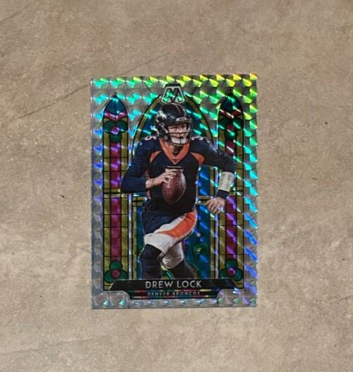 2020 Drew Lock Panini Mosaic Stained Glass Denver Broncos #SG5