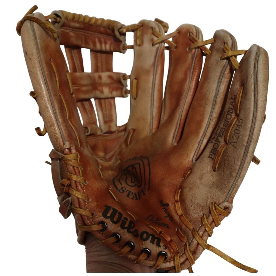 Vintage Wilson A2045 Pro Staff Baseball Softball Glove Brown Leather