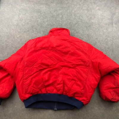 Vintage Columbia Jacket Mens Large Reversible Down Red Blue Vintage Columbia Jacket Mens Large Reversible Down Red Blue