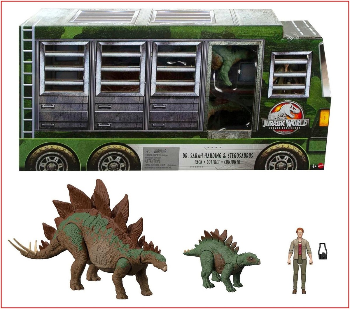 Jurassic World Legacy SARAH HARDING STEGOSAURUS Figures