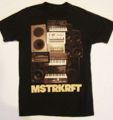 SALE Mstrkrft Concert Tour T-Shirt EDM Disco Electropop Black