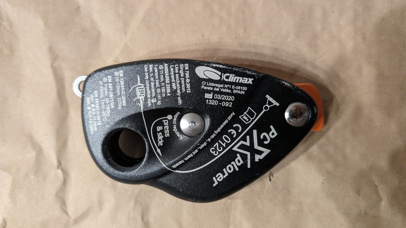 Descensor Y Bloqueador