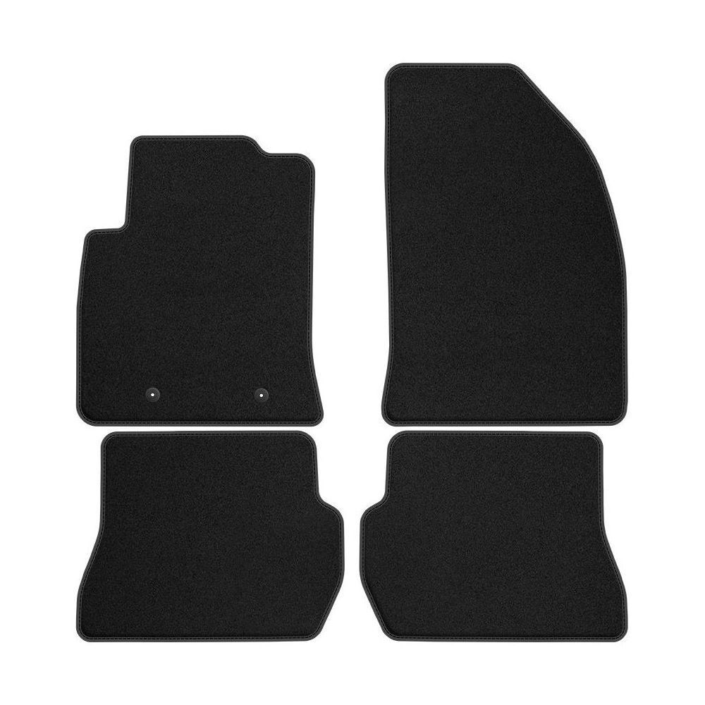 Tapis de sol velours Ford Fusion cuir rouge : stop usure moquette