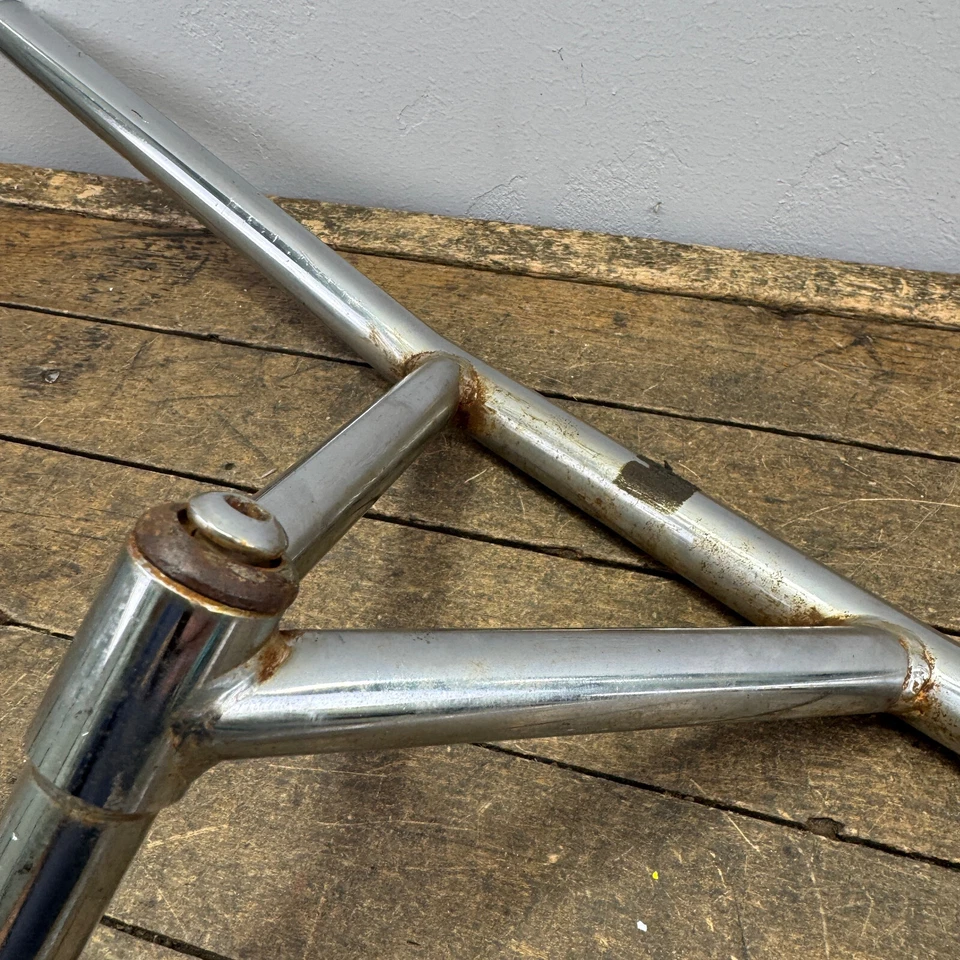 Vintage BullMoose Handlebar Bull Bar 21 21.1 .833 MTB Steel Mountain 1980s Stem - Image 4 of 4