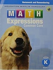 Math Expressions: Homework  Remembering, Volume 2 Grade K - Paperback - GOOD