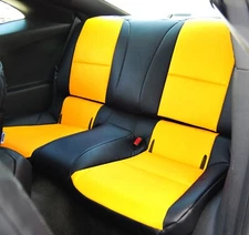 for 2010~2015 CHEVY CAMARO COUPE IGGEE CUSTOM MADE FIT REAR SEAT COVERS