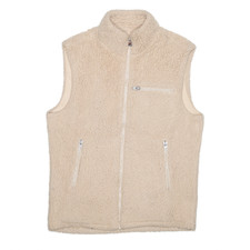 Fila Womens Beige Regular Fleece Gilet M