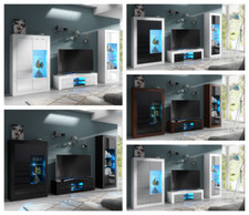 Living Room Set | TV Unit | Sideboard | Display Cabinet | Gloss Doors | ⭐⭐⭐⭐⭐