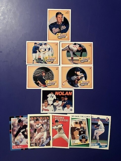 Nolan Ryan Baseball Card Lot--10 Different Cards