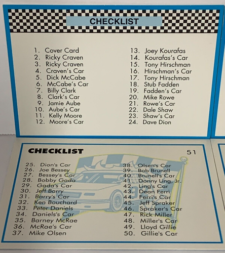 1992 Factory Sealed Winner's Choice Race 150 Card Set w/Star Drivers & Cars - Picture 6 of 8