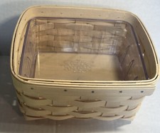 Longaberger Card Holder Protector Set American Craft Originals 7-1/2x6x4