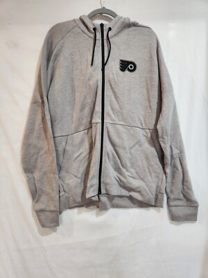 Adidas FLYERS ID Stadium FZ Athletic Jacket DU1138 Light Gray SZ L