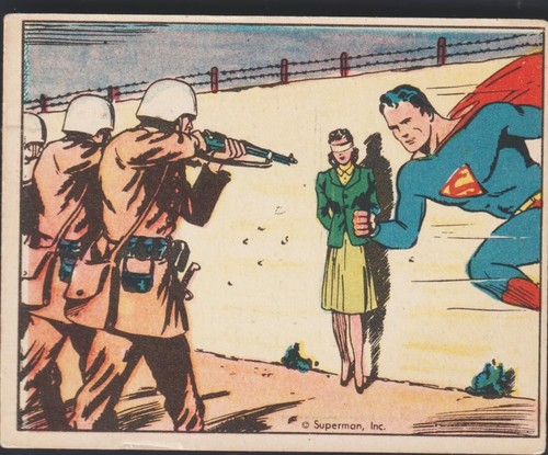 1940 Gum Inc Superman #36 Facing The Firing Squad — TAG (grade unconfirmed)