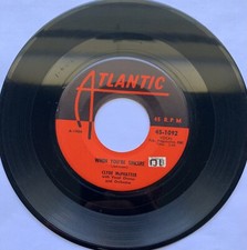CLYDE McPHATTER-ATLANTIC 45-1092-WHEN YOURE SINCERE-TREASURE OF LOVE-7" 1956 VG